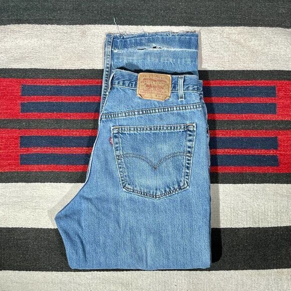 37w 90s USA‎ Vintage Levi's 550 Jeans - Picture 1 of 13